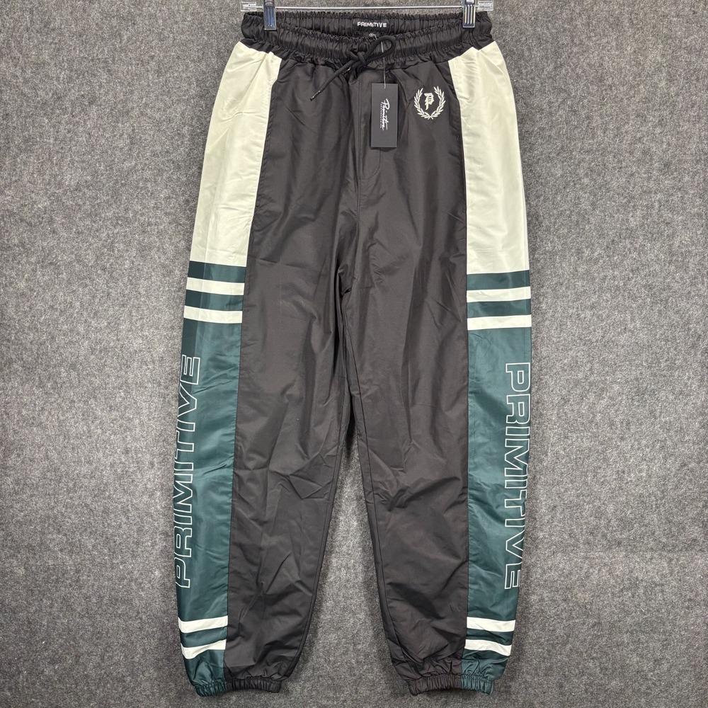 Primitive Skateboard Chiba Pants Mens Small Black Green Colorblock New - Picture 1 of 10